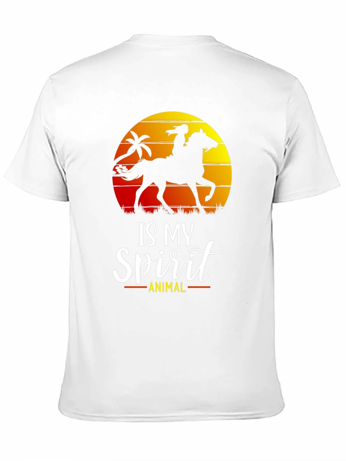 Horse Spirit Animal T-Shirt | Equestrian Silhouette Tee product image 2
