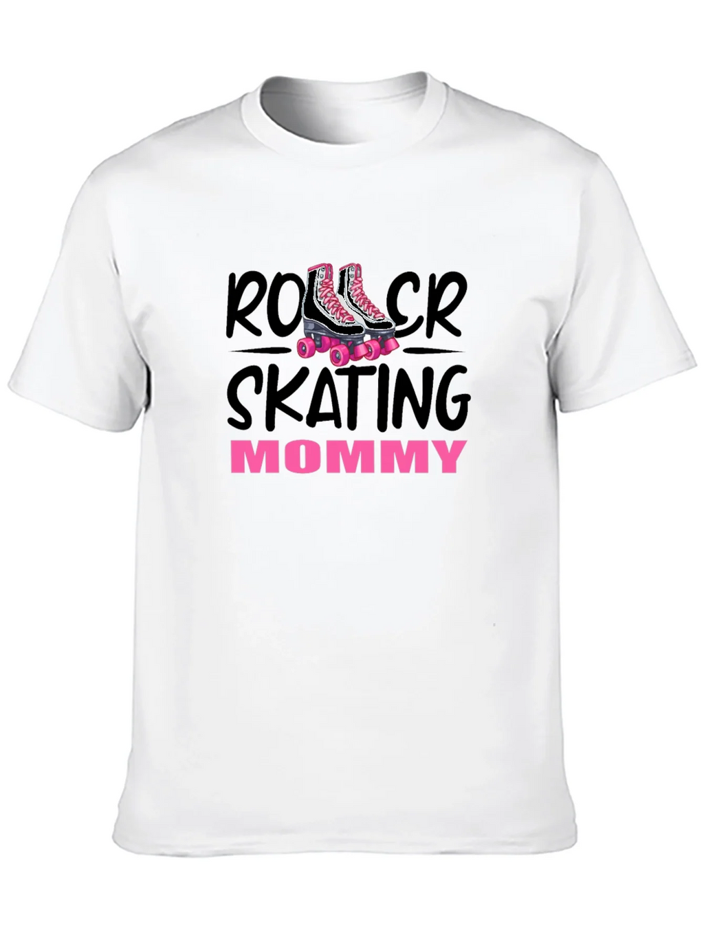 Roller Skating Mommy T-Shirt Black product image 12