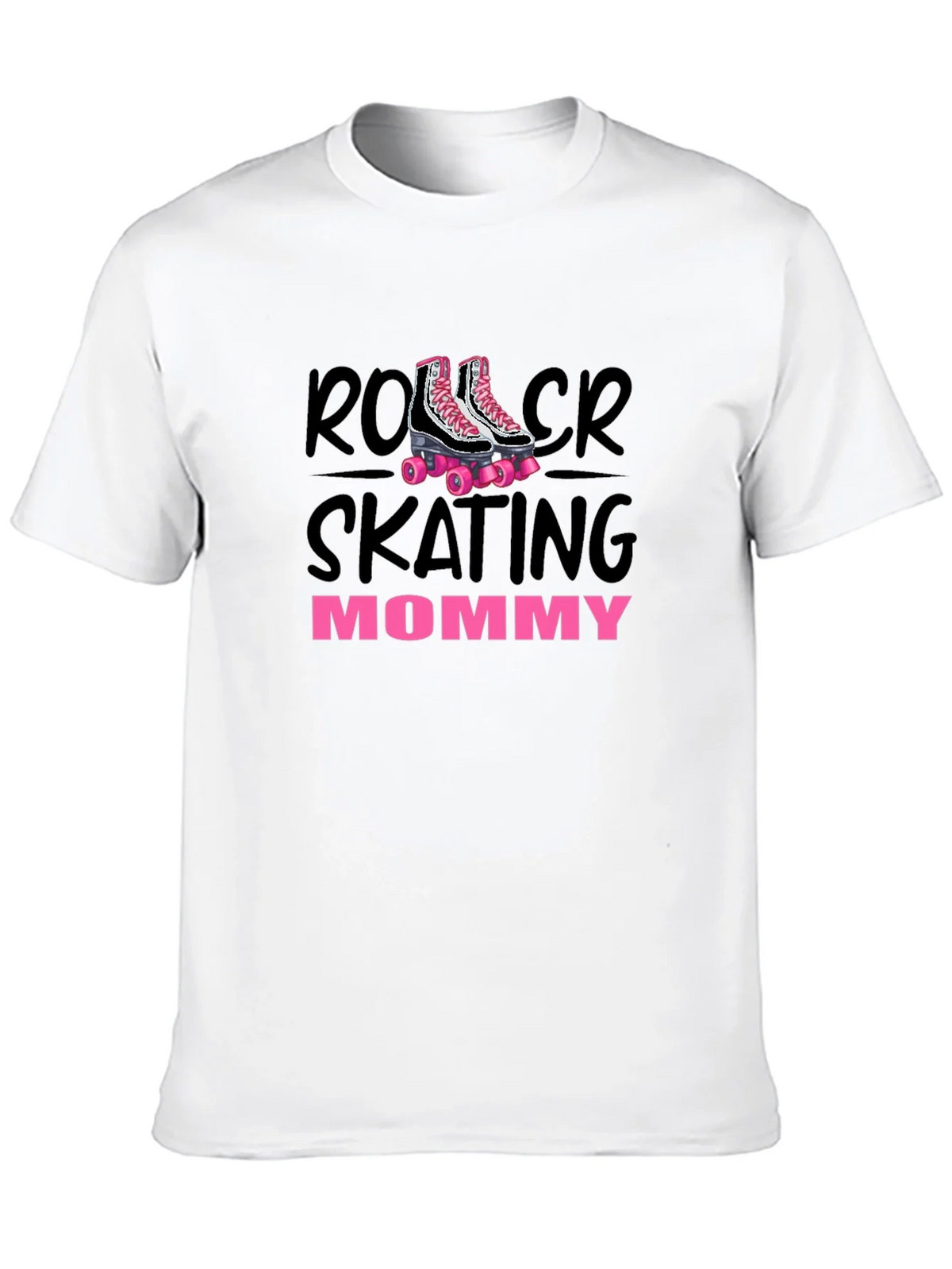 Roller Skating Mommy T-Shirt Black product image 12