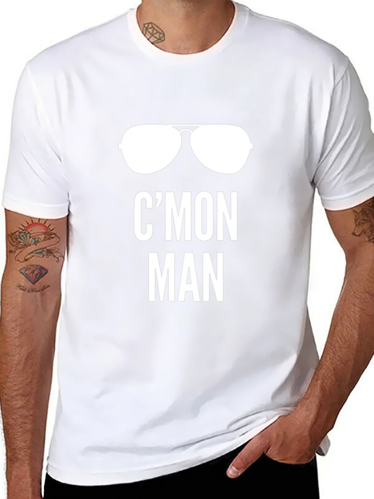 Cmon Man T-Shirt - Aviator Sunglasses Graphic Tee product image 10