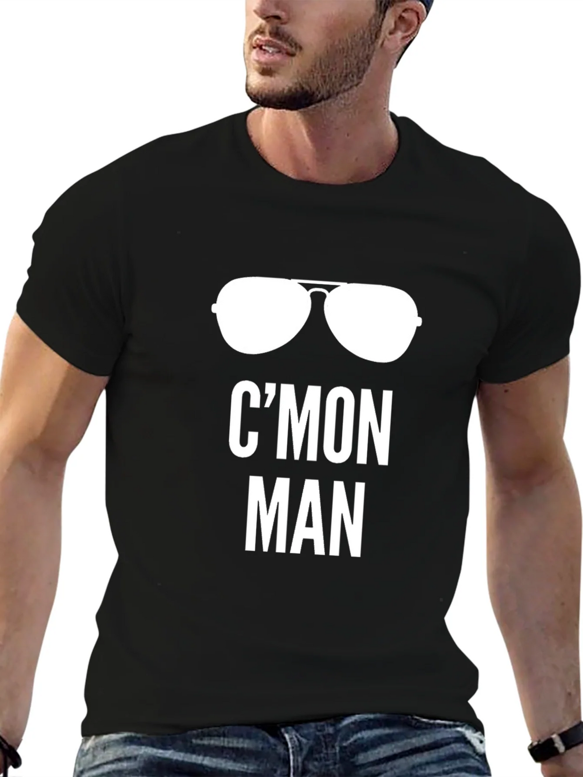 Cmon Man T-Shirt - Aviator Sunglasses Graphic Tee product image 9