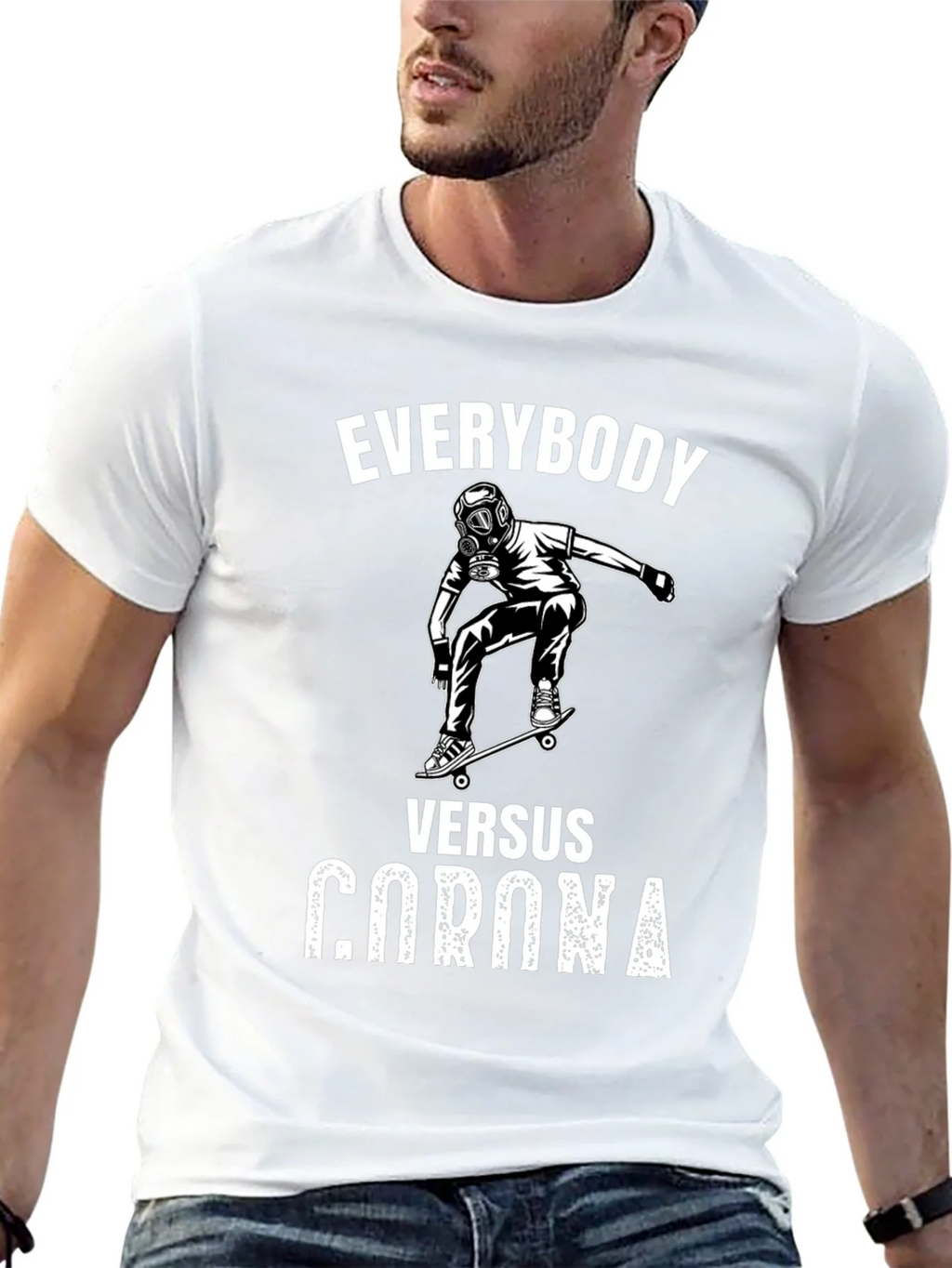 Everybody Versus Corona Graphic Tee product image 4
