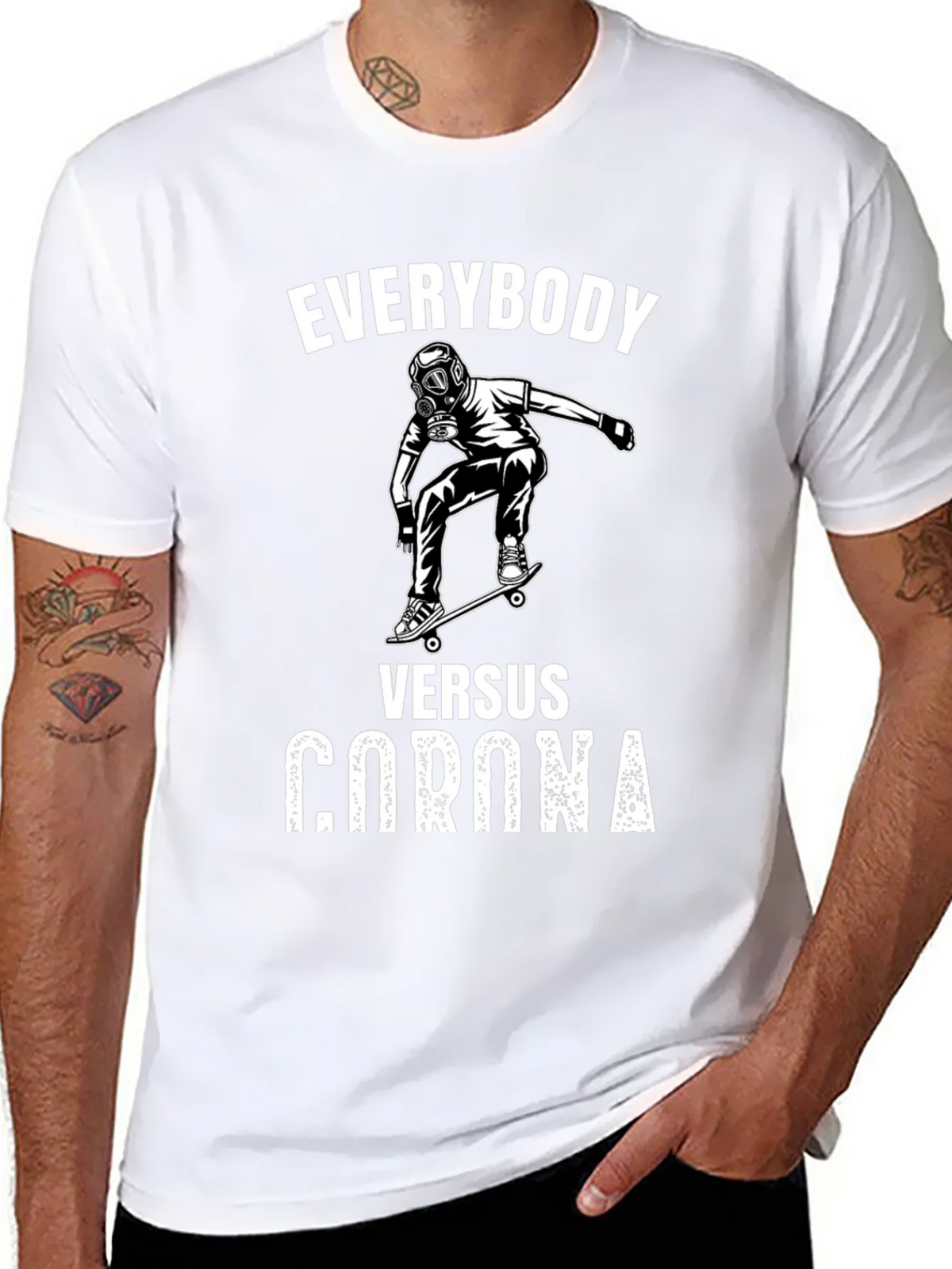 Everybody Versus Corona Graphic Tee product image 10