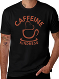 Caffeine Kindness T-Shirt - Coffee Lover Tee product image 1
