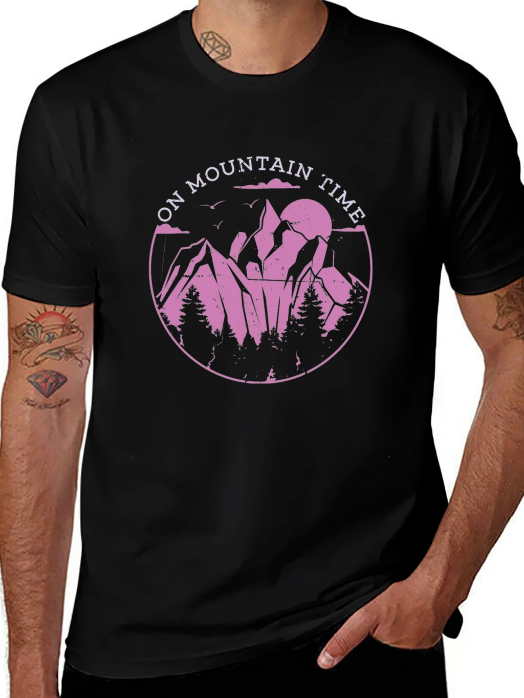 Mountain Time Graphic Tee - Nature Lovers Shirt product image 1