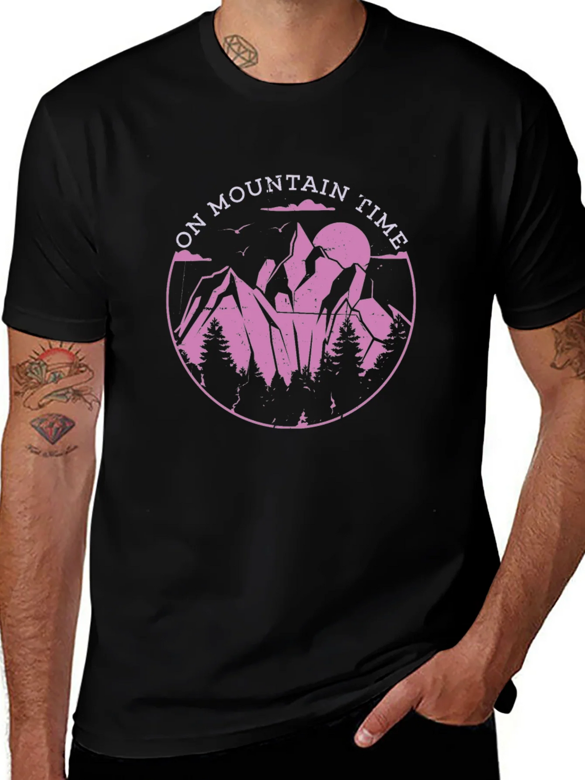 Mountain Time Graphic Tee - Nature Lovers Shirt product image 1
