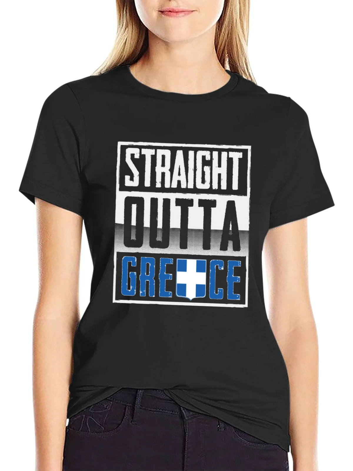 Straight Outta Greece T-Shirt product image 5