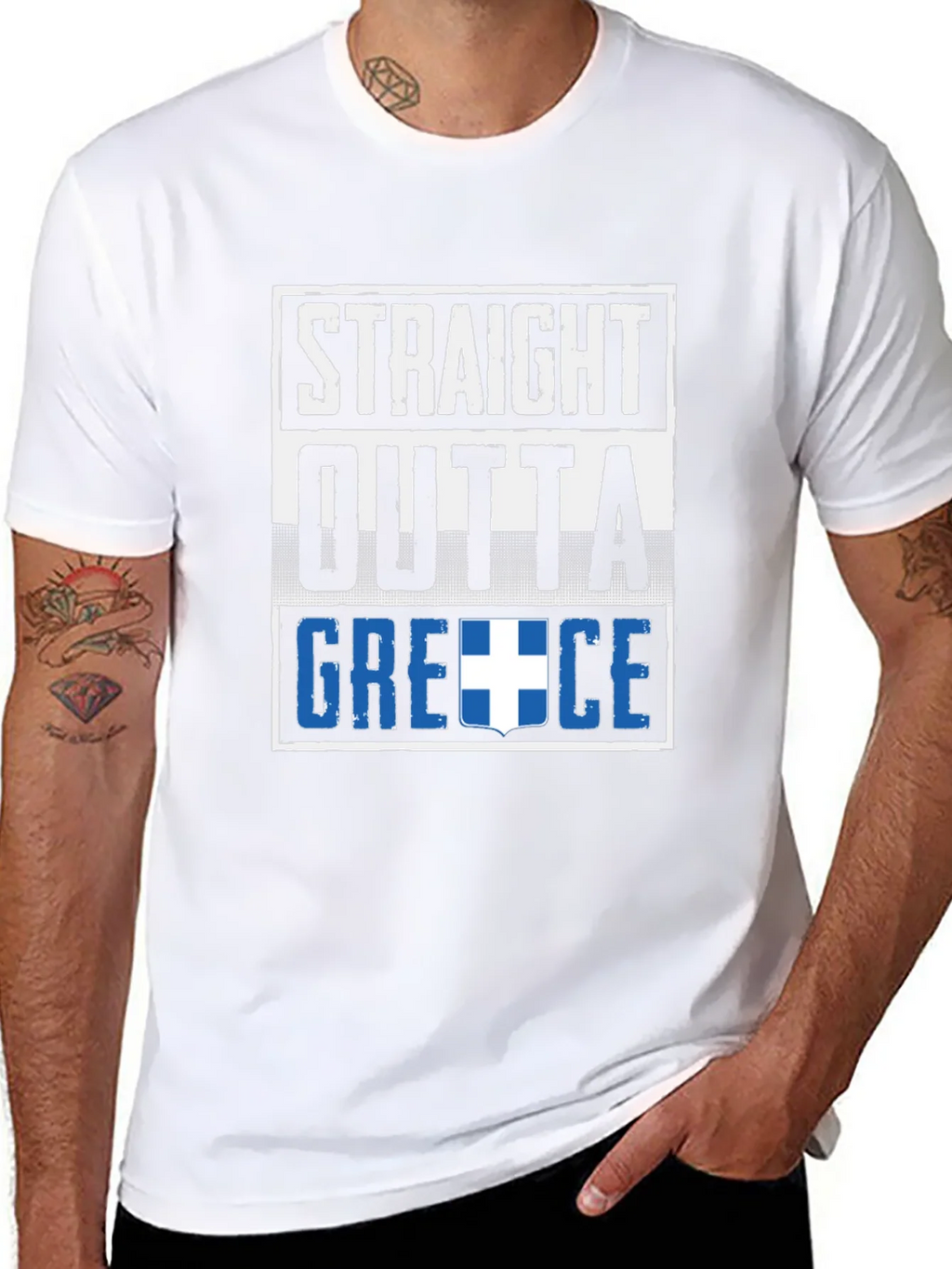 Straight Outta Greece T-Shirt product image 10