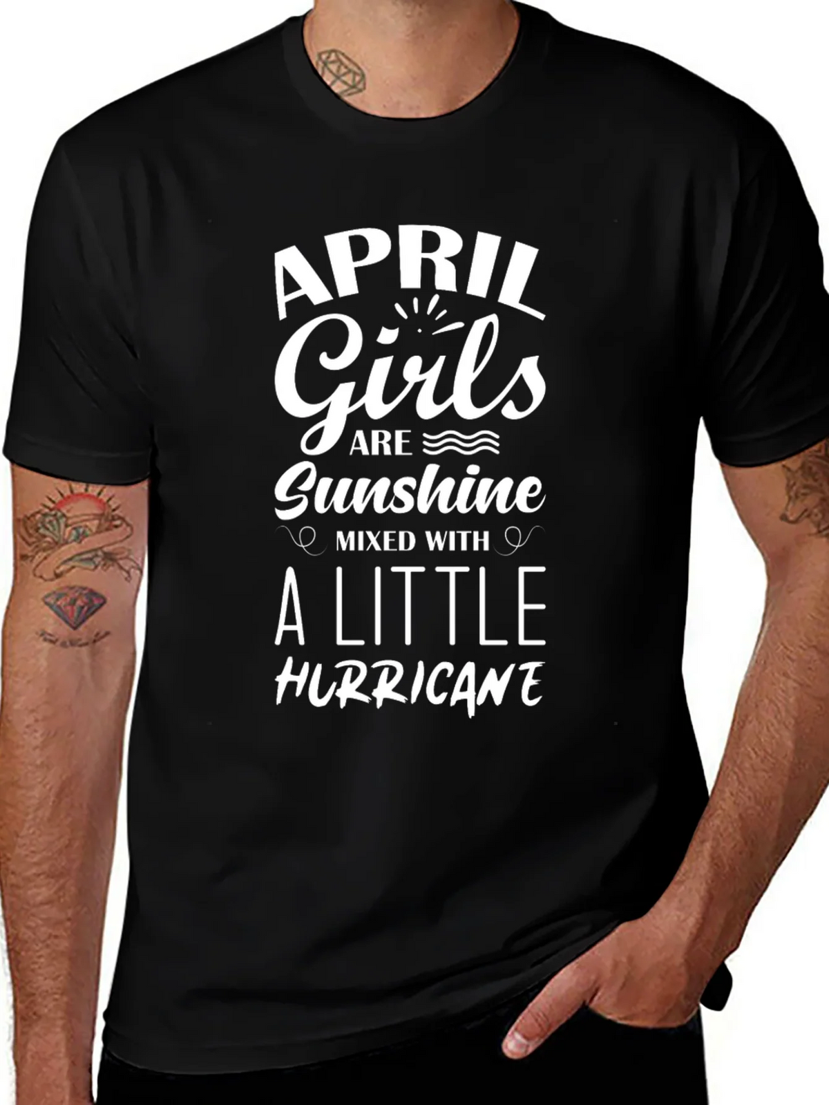 April Girls Sunshine Hurricane Graphic Tee product image 1