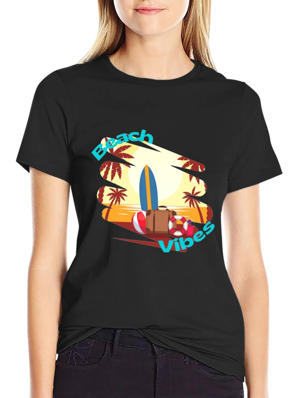 Beach Vibes Graphic T-Shirt - Tropical Summer Tee product image 5