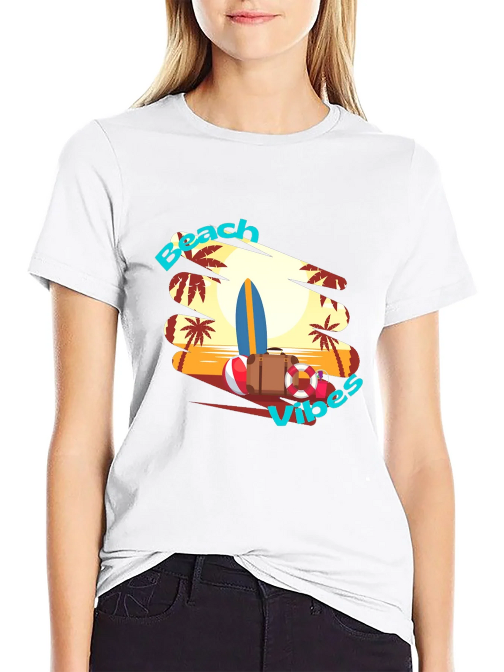 Beach Vibes Graphic T-Shirt - Tropical Summer Tee product image 11