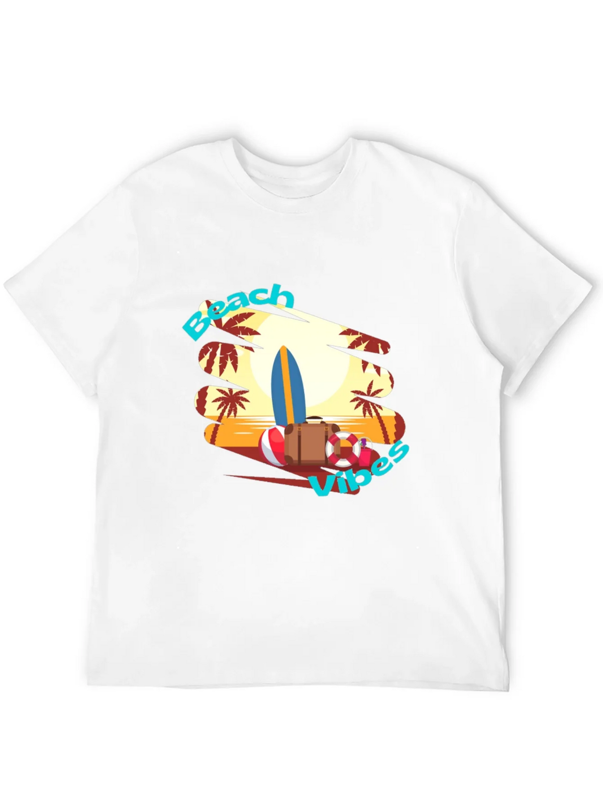 Beach Vibes Graphic T-Shirt - Tropical Summer Tee product image 3