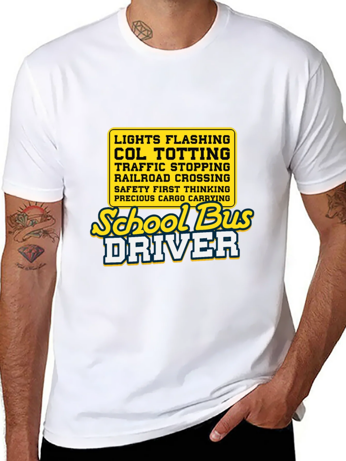 School Bus Driver Tee - Lights Flashing Humor product image 10