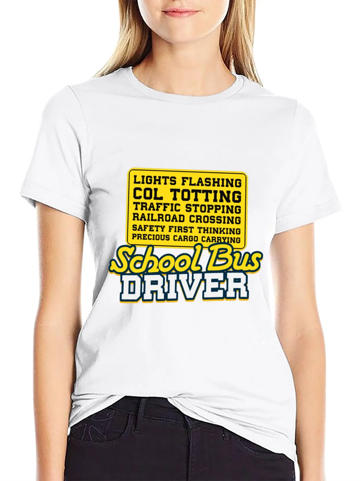 School Bus Driver Tee - Lights Flashing Humor product image 11