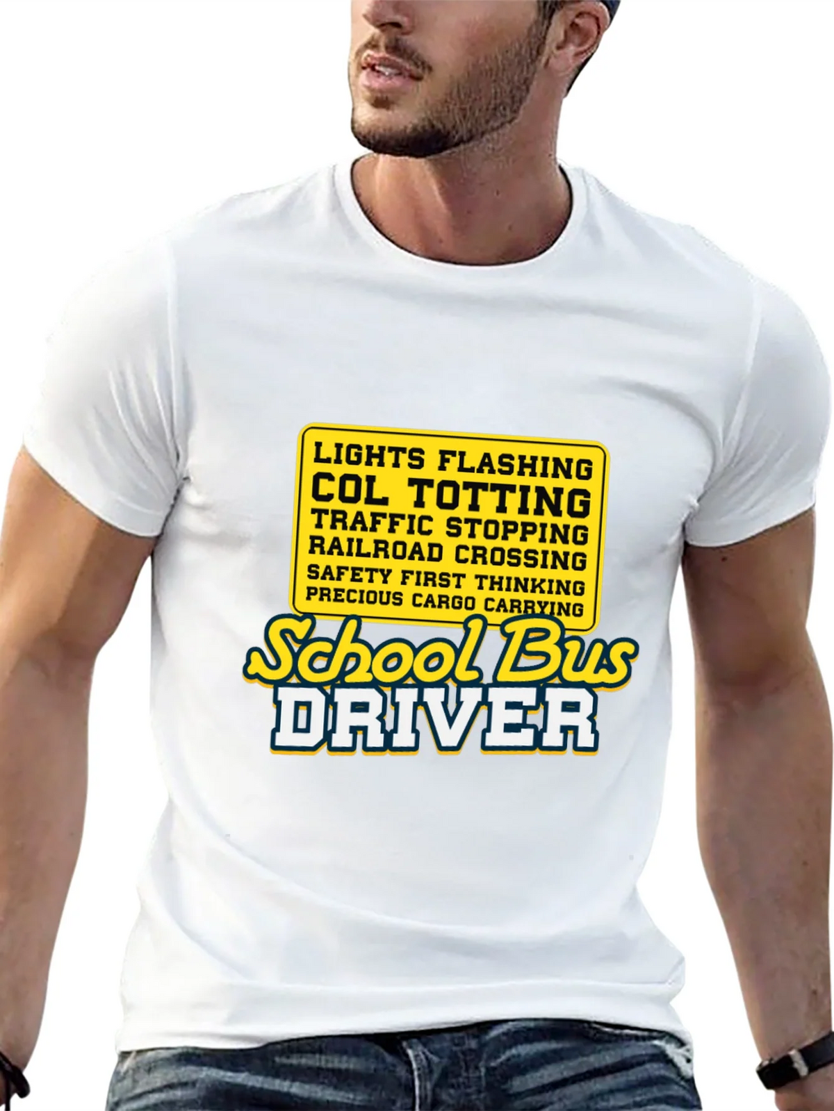 School Bus Driver Tee - Lights Flashing Humor product image 4