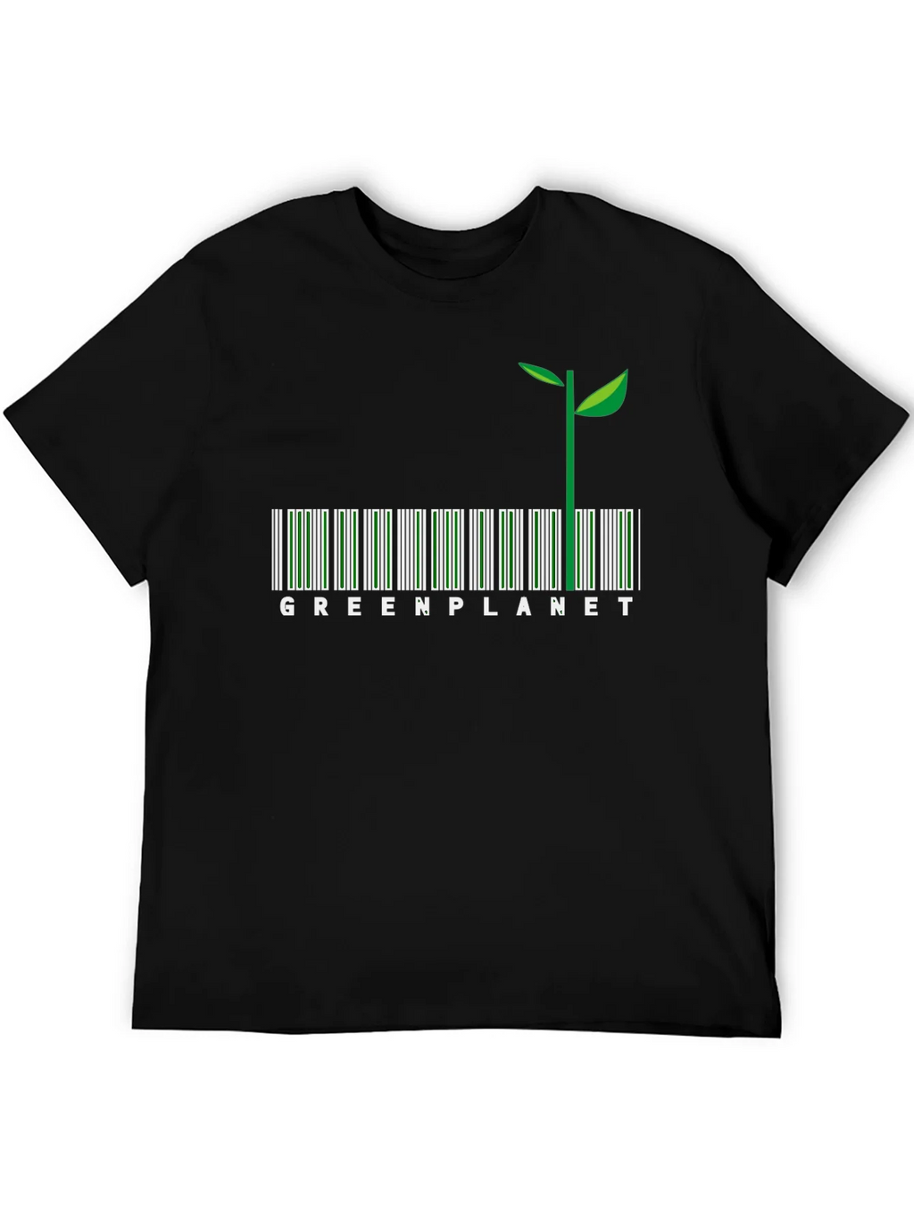 Green Planet Barcode T-Shirt product image 8