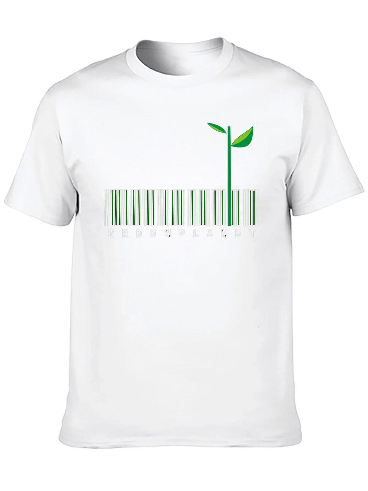 Green Planet Barcode T-Shirt product image 12
