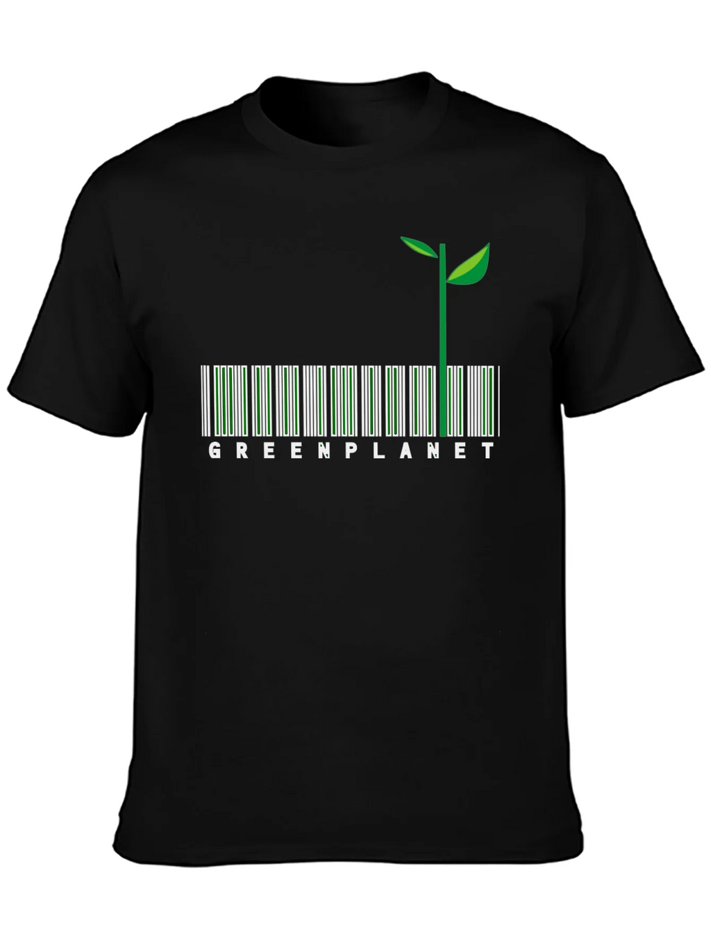 Green Planet Barcode T-Shirt product image 6