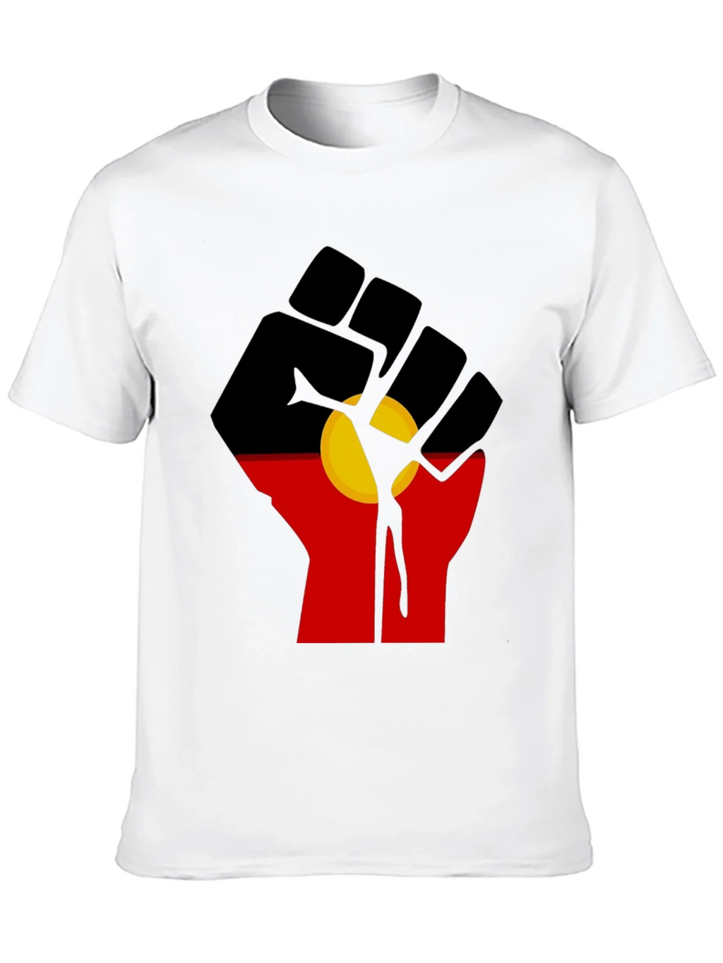 Aboriginal Flag Fist T-Shirt product image 12