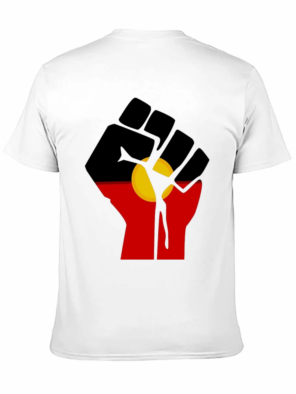Aboriginal Flag Fist T-Shirt product image 2