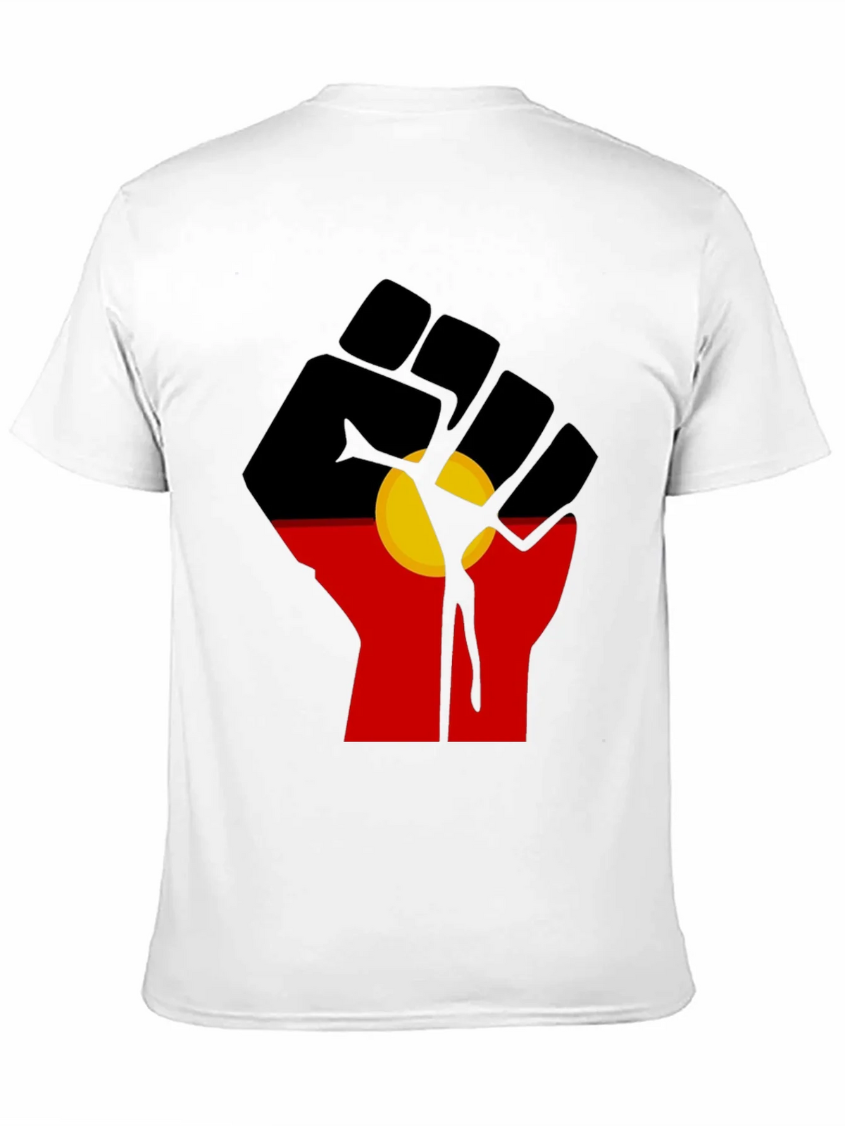 Aboriginal Flag Fist T-Shirt product image 2