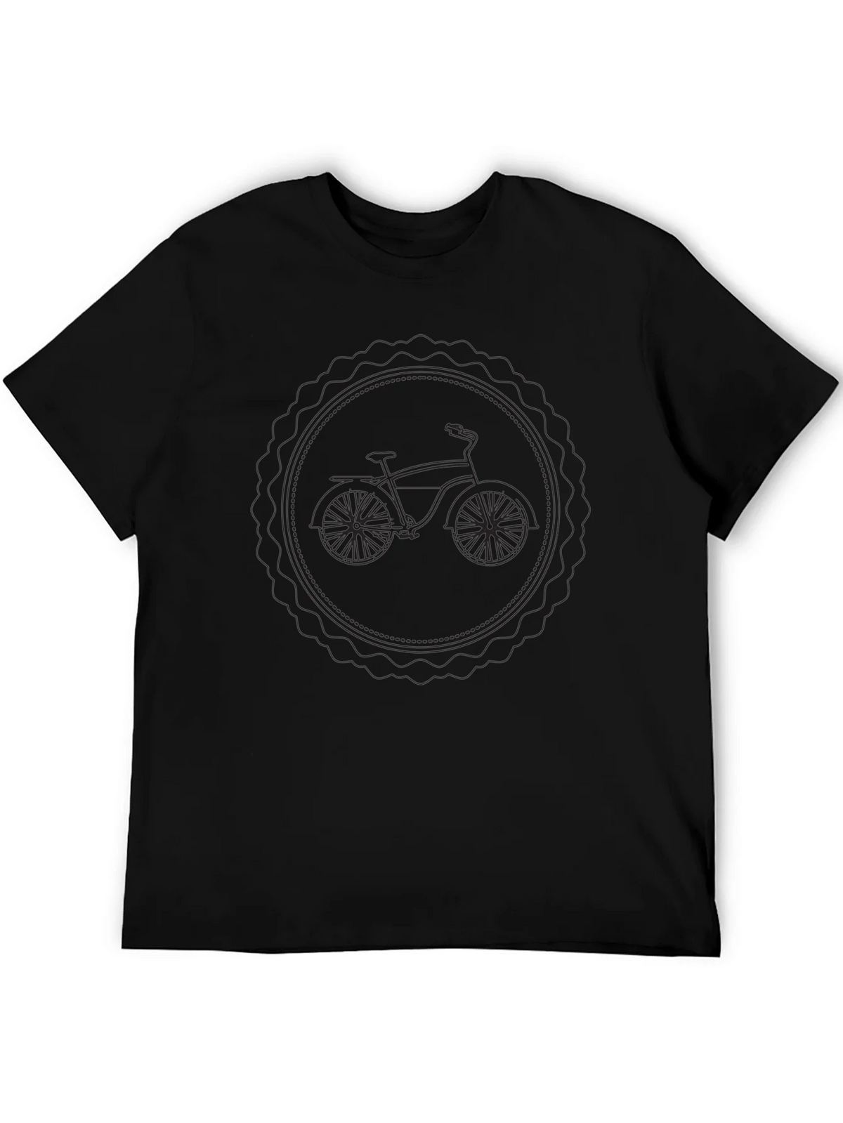 Black Bicycle Graphic Tee - Casual Style product image 8