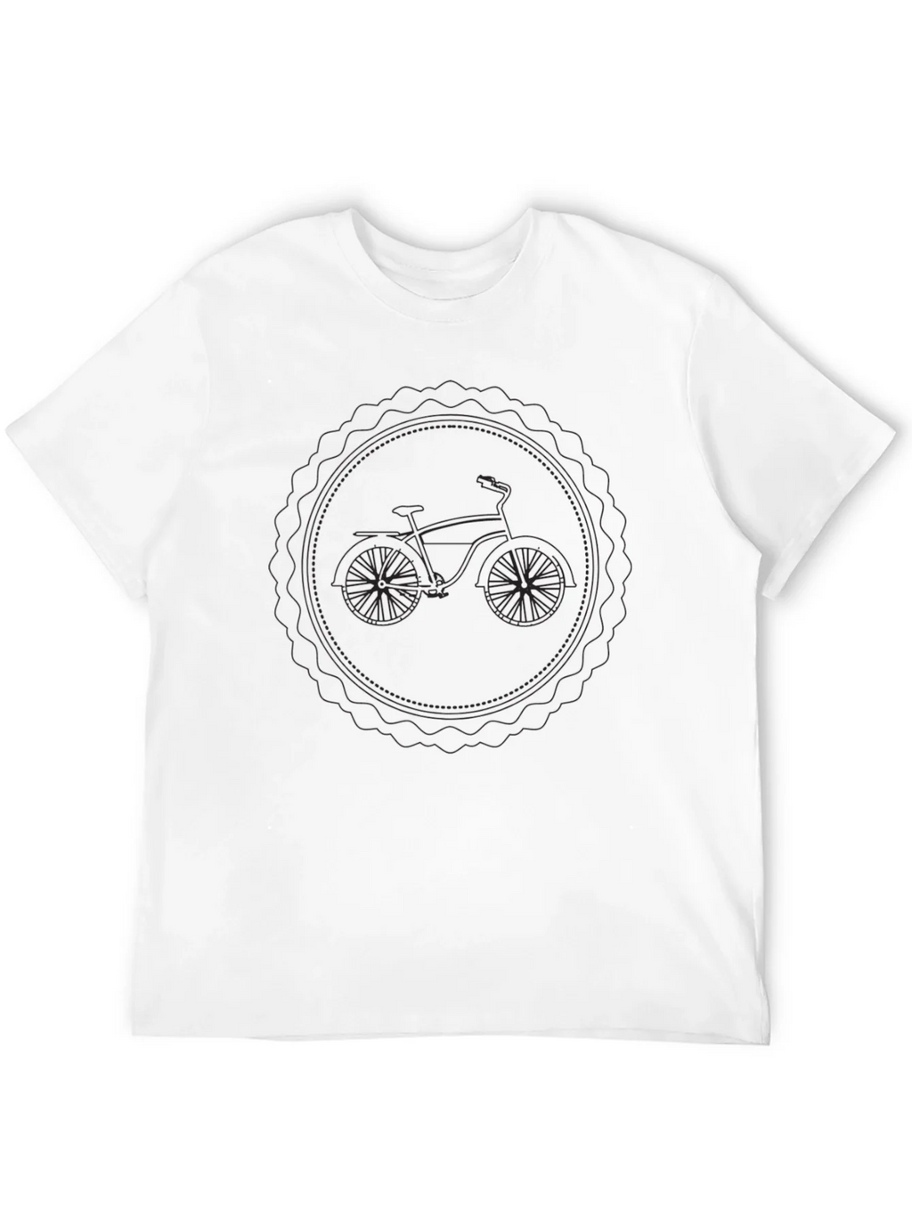Black Bicycle Graphic Tee - Casual Style product image 3