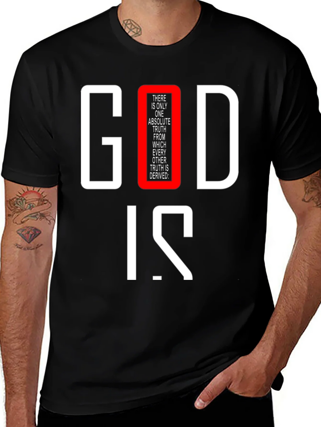 God Is Truth T-Shirt - Christian Religious Apparel product image 1