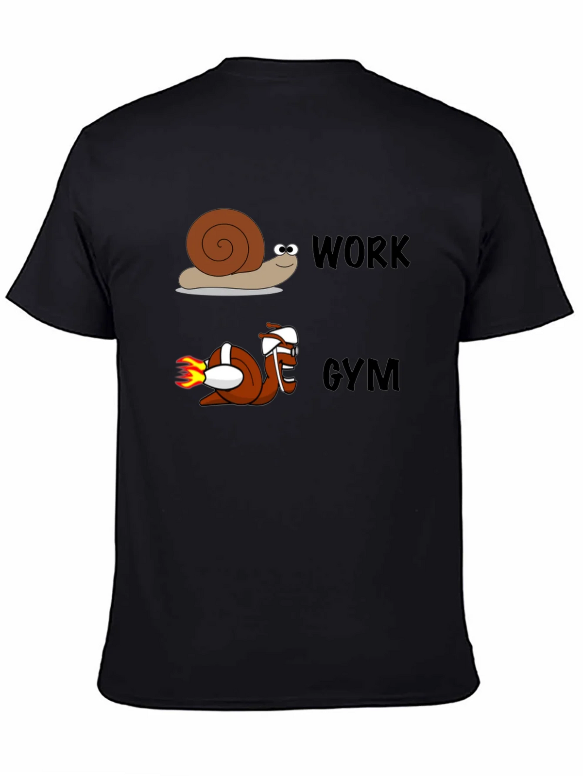 Work Gym Snail Tee Funny Workout Shirt product image 7
