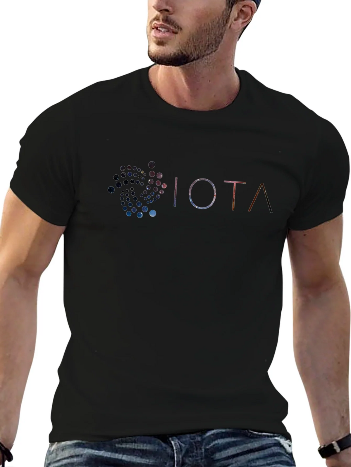 IOTA Graphic T-Shirt - Black Cotton Tee product image 9