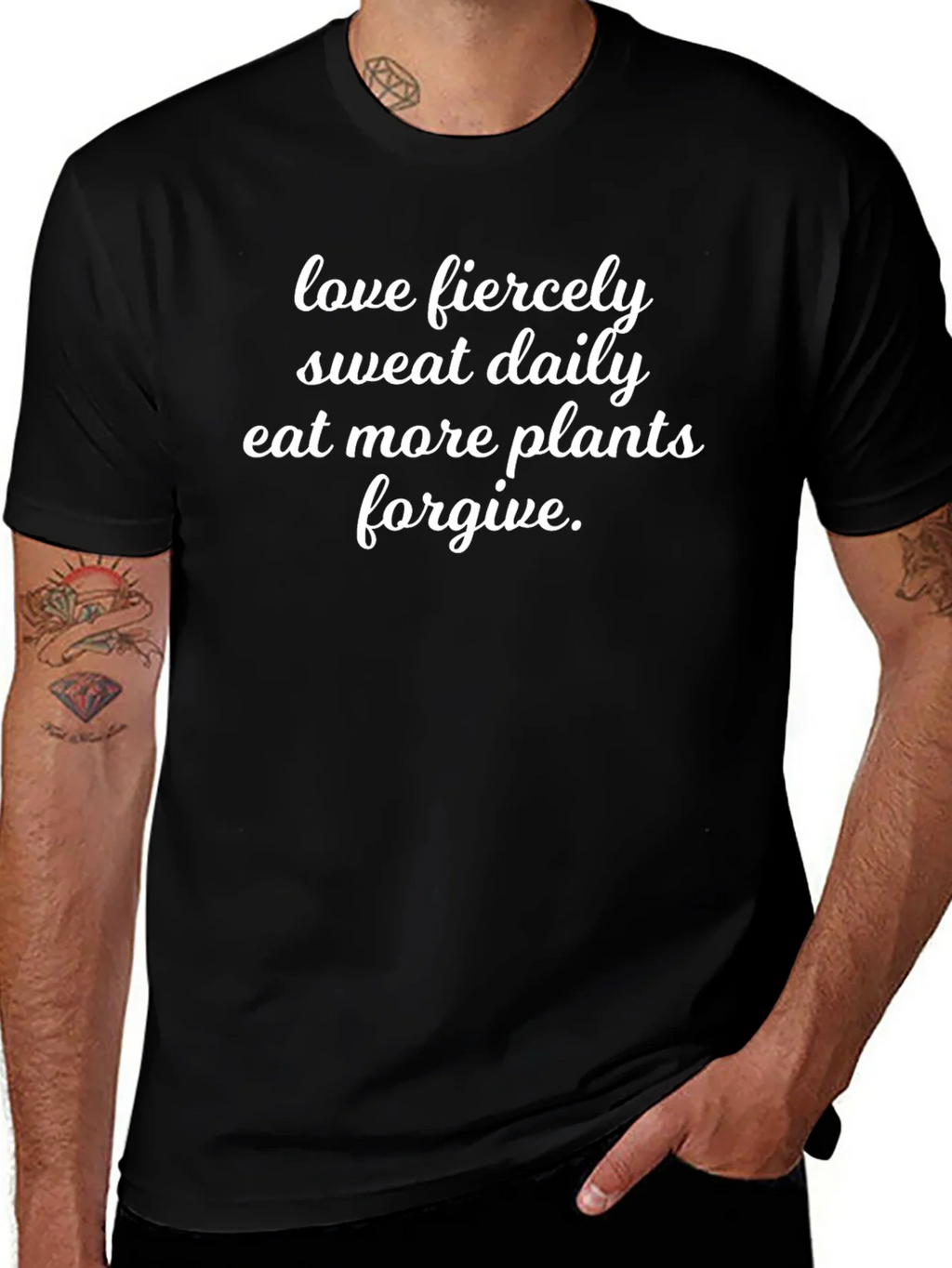 Love Fiercely Graphic Tee - Black T-Shirt product image 1