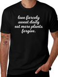 Love Fiercely Graphic Tee - Black T-Shirt product image 1