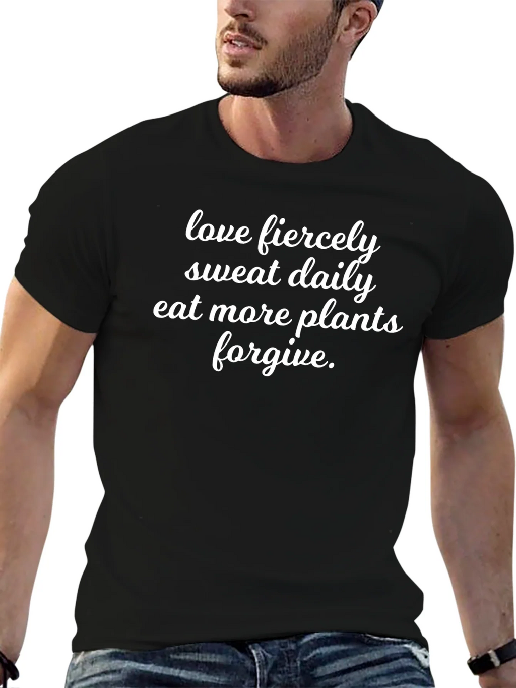 Love Fiercely Graphic Tee - Black T-Shirt product image 9