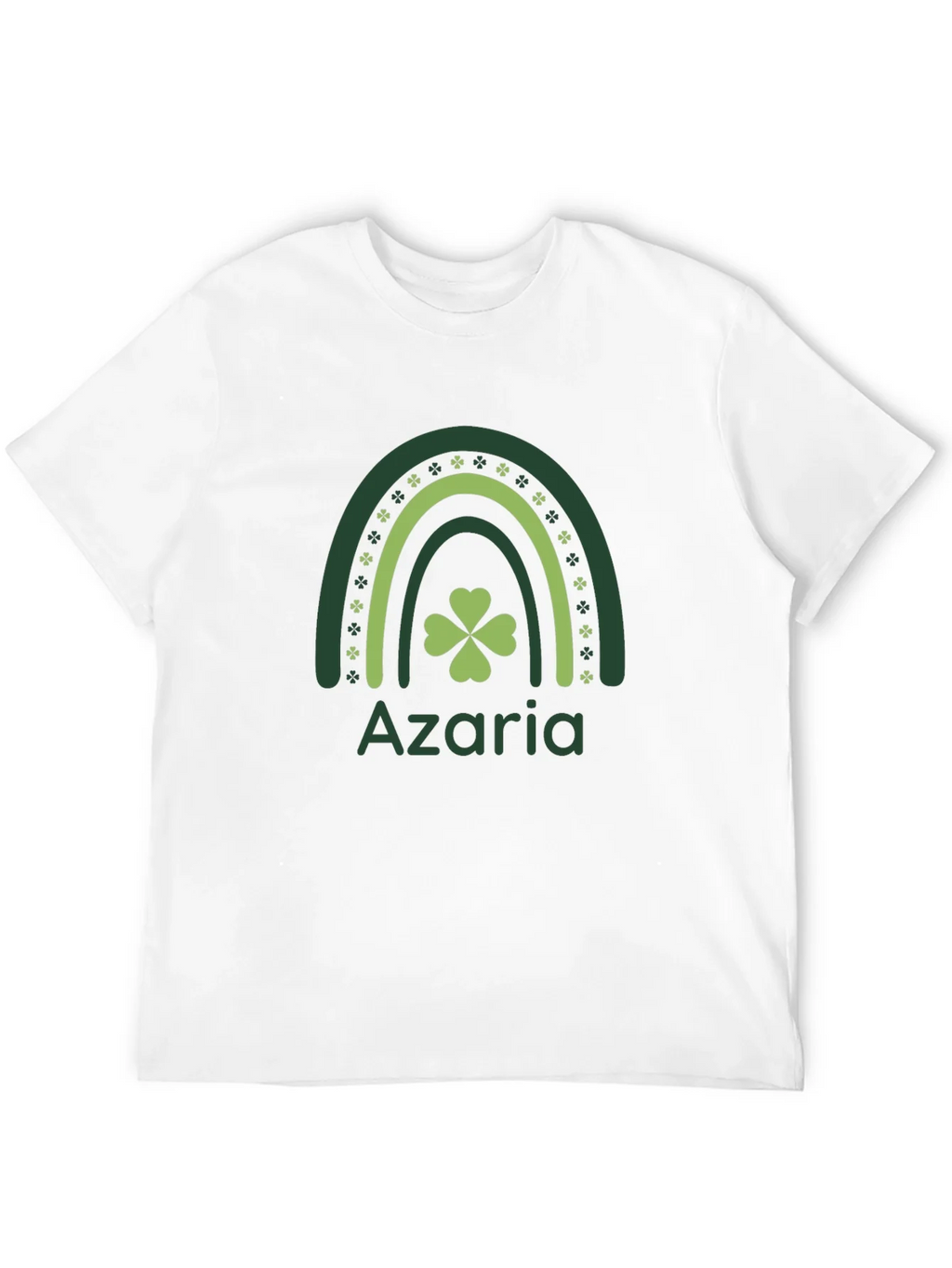 Azaria Shamrock Rainbow St. Patricks Day T-Shirt product image 3