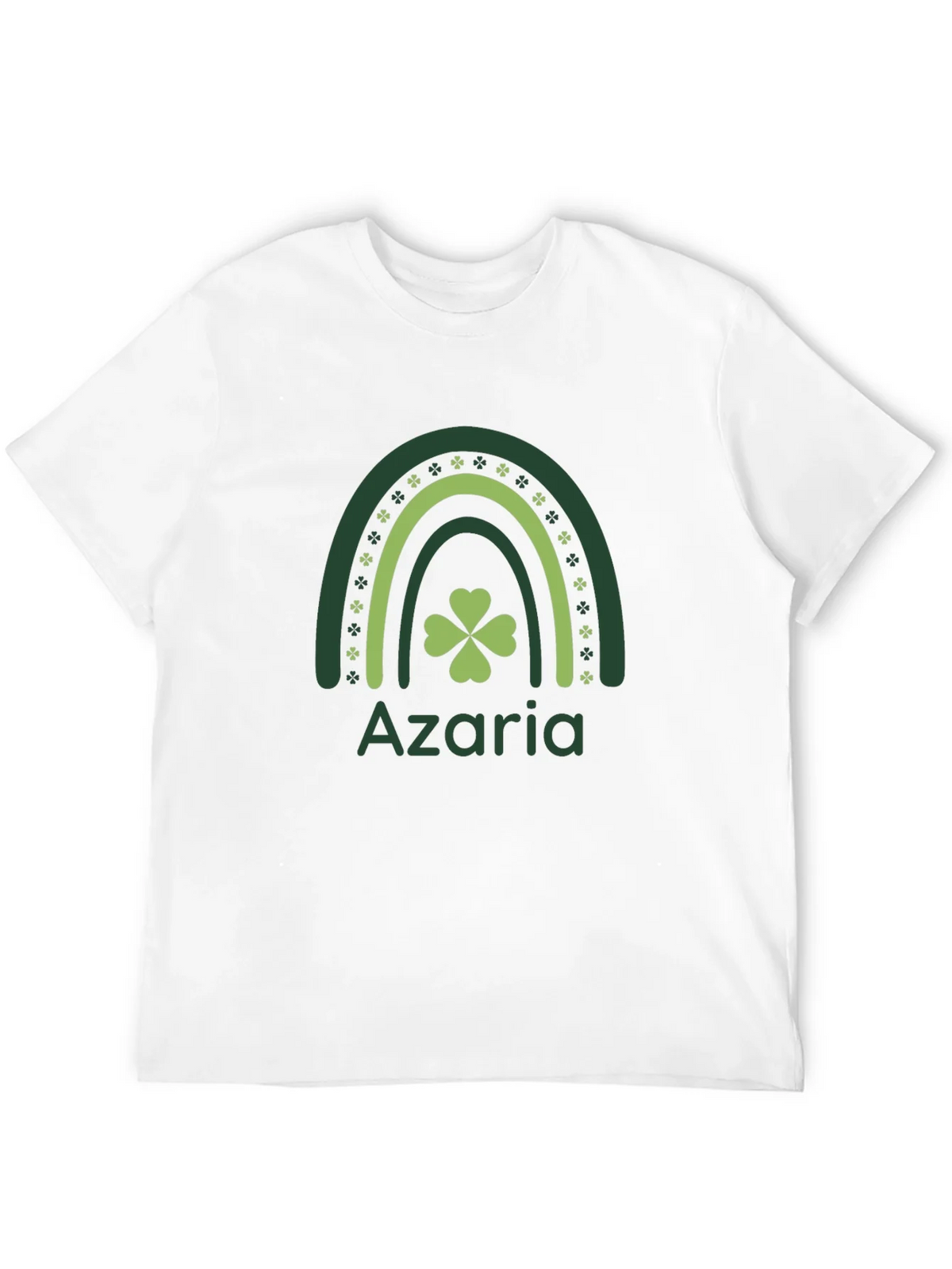 Azaria Shamrock Rainbow St. Patricks Day T-Shirt product image 3