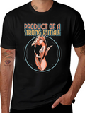 Strong Female Graphic Tee - Unique Design product image 1