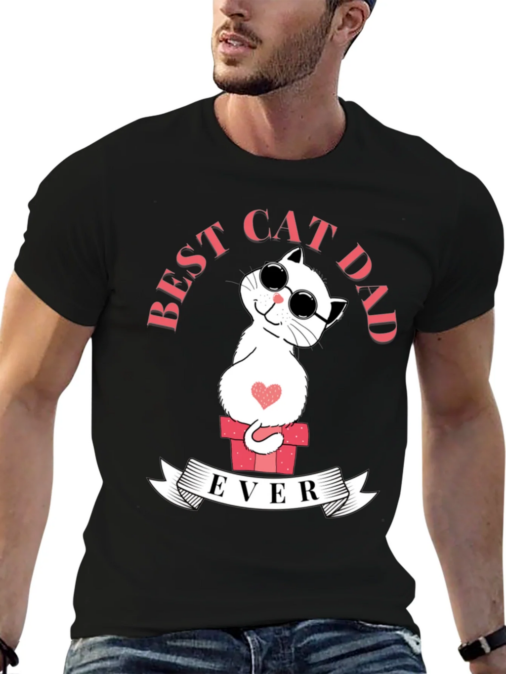 Best Cat Dad Ever T-Shirt product image 9
