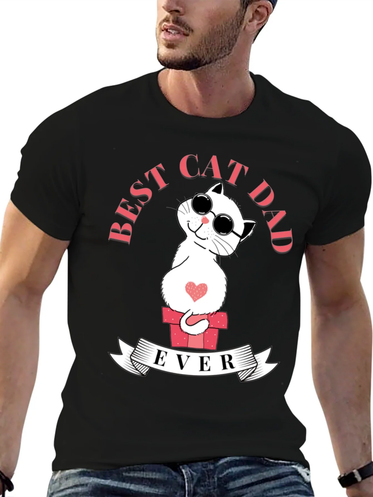 Best Cat Dad Ever T-Shirt product image 9