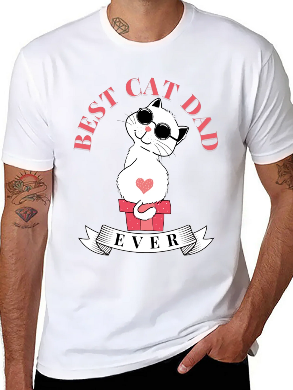 Best Cat Dad Ever T-Shirt product image 10