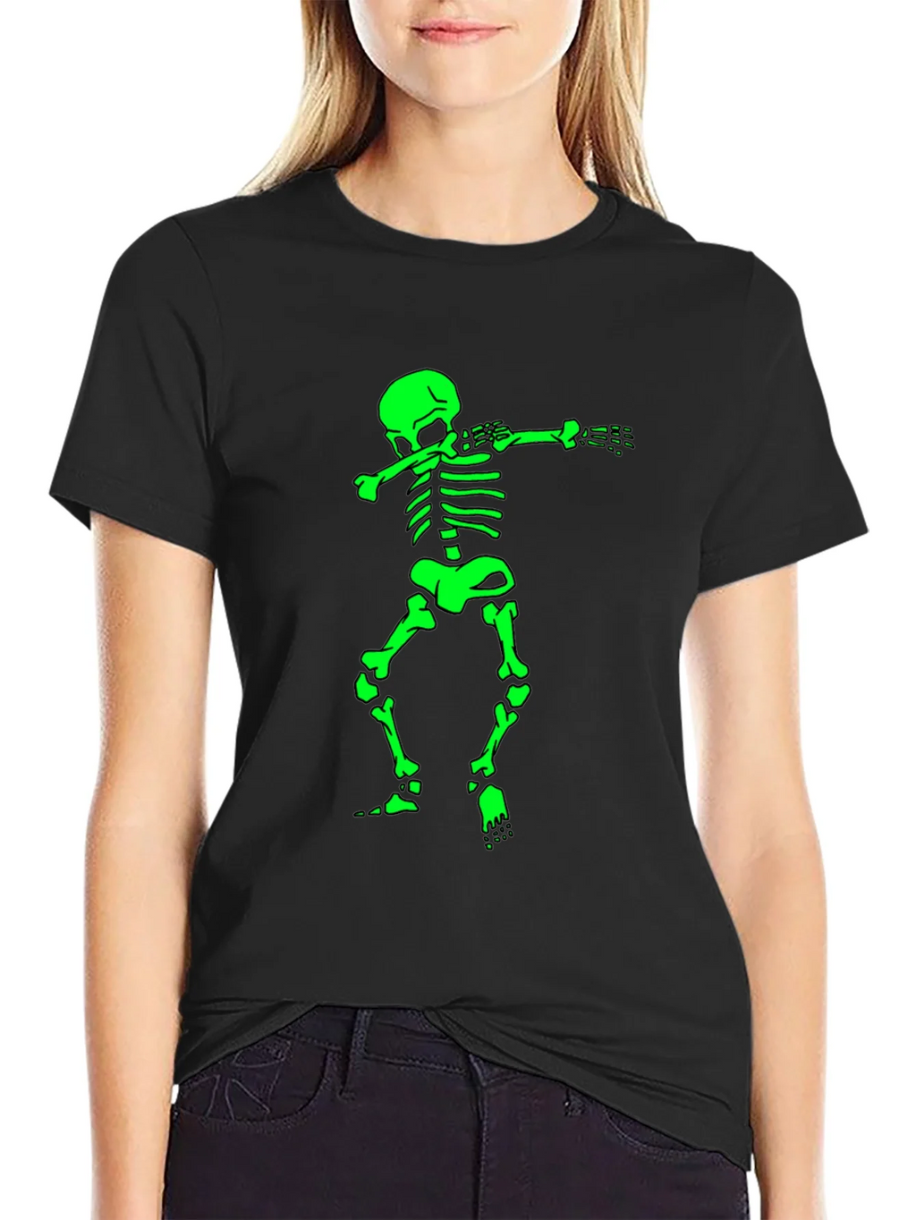 Dabbing Skeleton Graphic Tee product image 5