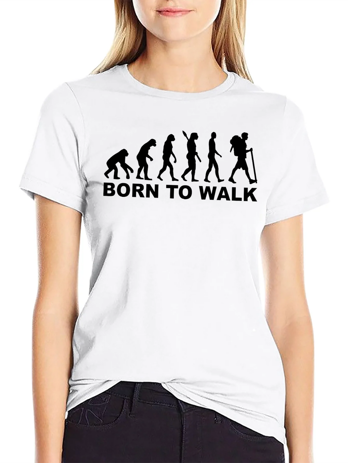 Born To Walk Evolution Graphic T-Shirt product image 11