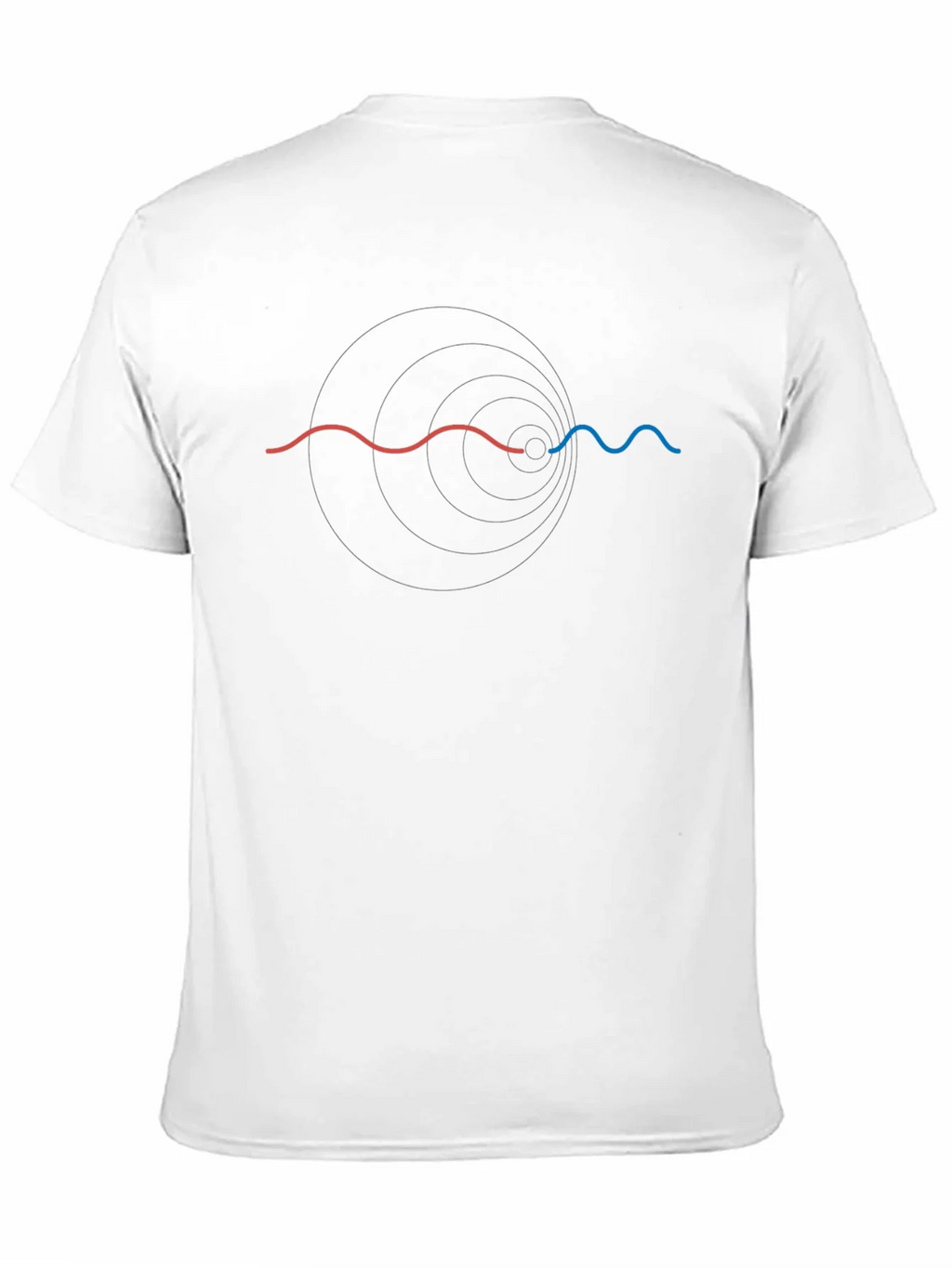 Physics Wave Black T-Shirt product image 2