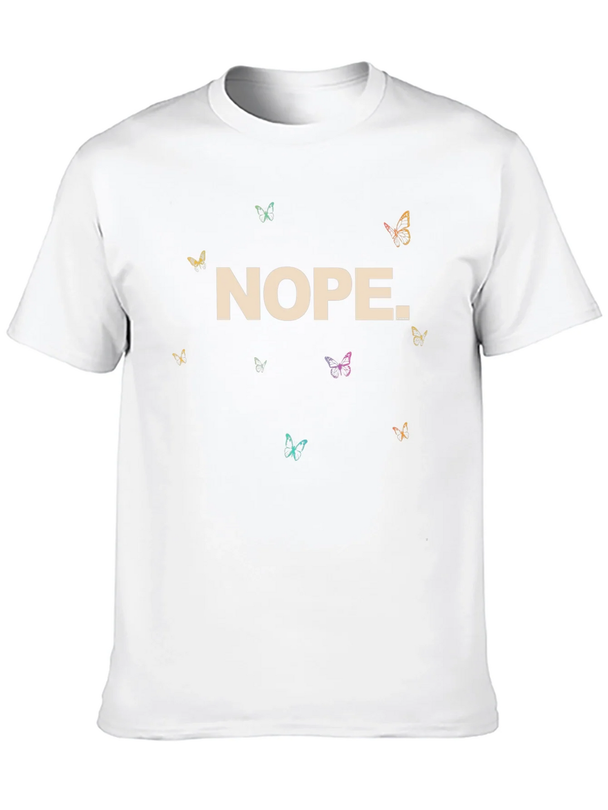 Nope Butterfly Graphic Tee product image 12