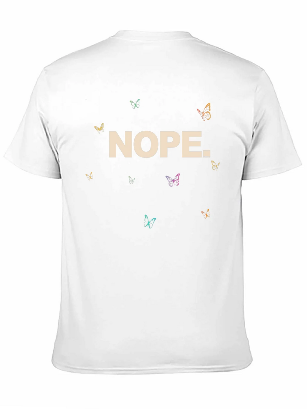 Nope Butterfly Graphic Tee product image 2